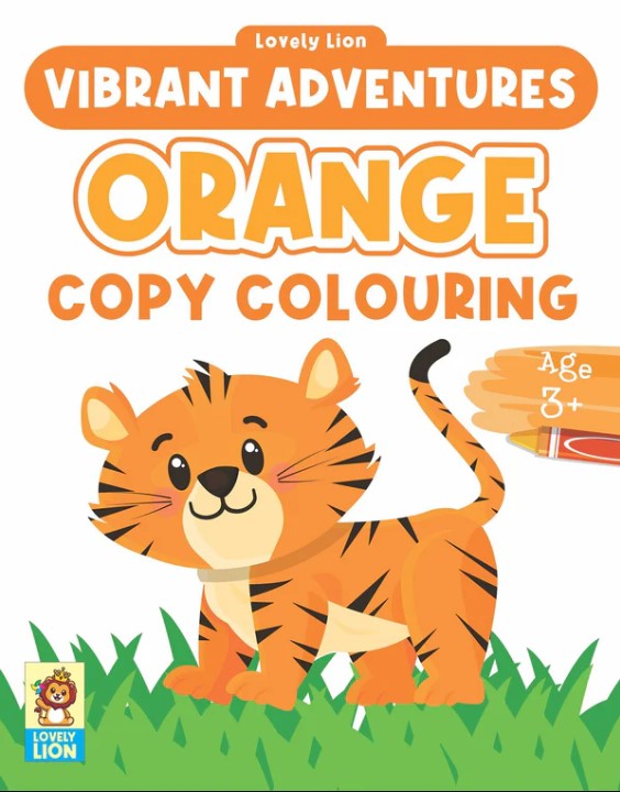 Vibrant Adventues Orange Copy Colouring